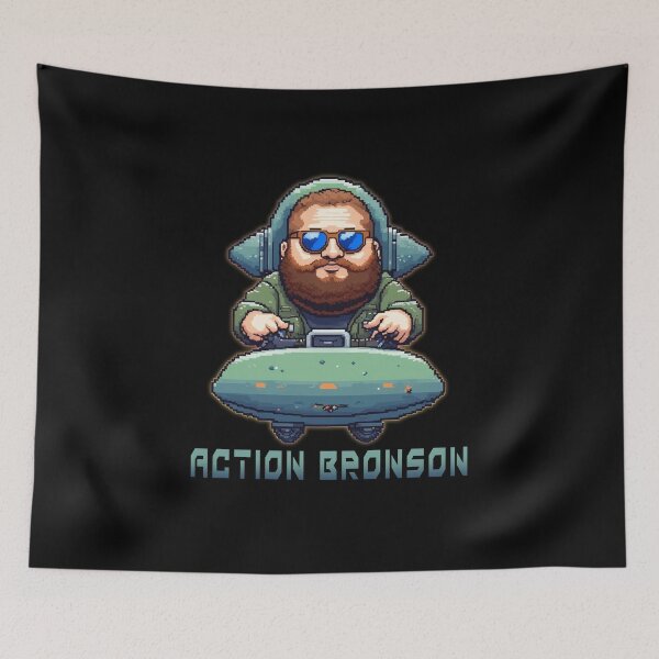 Item preview, Action Bronson, UFO, Space Bike, Original Fan Art designed and sold by Burn-Ego.
