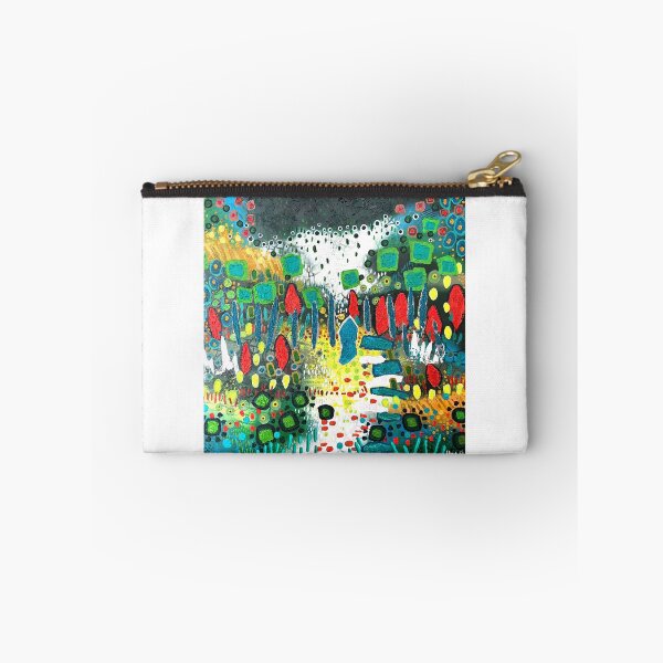 Item preview, Red Glade - Abstract Floral landscape, Multicoloured Modern Landscape designed and sold by erikaspeirsart.