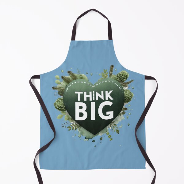 Item preview, Think Big Green Heart Quote designed and sold by Nanthanon.