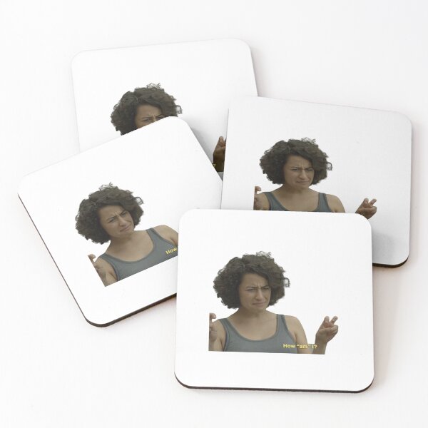 Item preview, Ilana "How 'Am' I?", Broad City designed and sold by QuickPrints.
