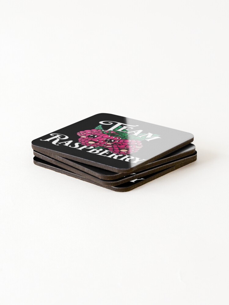 Thumbnail 4 of 5, Coasters (Set of 4), Team Raspberry designed and sold by LunariaNox.