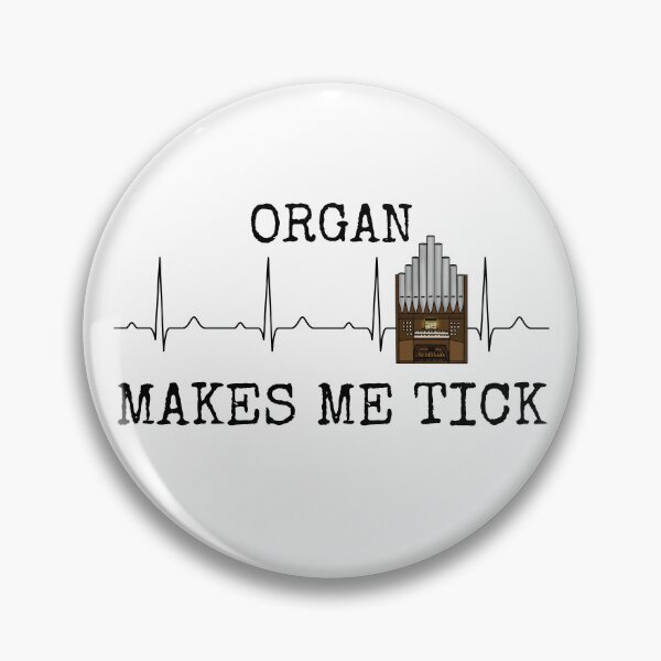 Artikelvorschau, Die Orgel lässt mich ticken, Herzfrequenzmusiker an der Kirchenorganistin entworfen und verkauft von doodlerob.