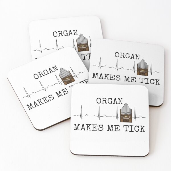Item preview, Organ Makes Me Tick, Church Organist Heart Rate Musician designed and sold by doodlerob.