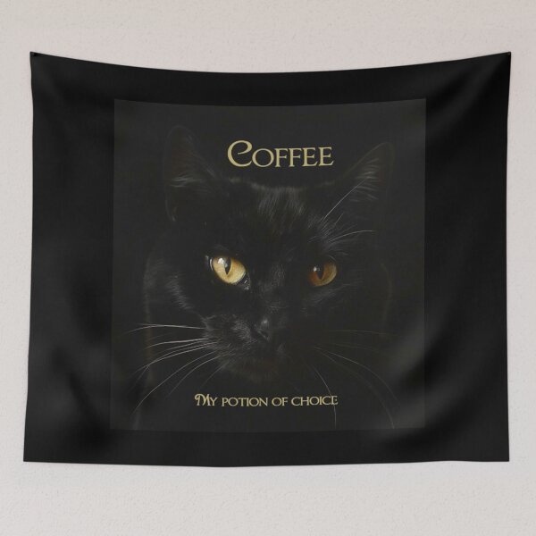 Item preview, black cat coffee designed and sold by Richard Craven.