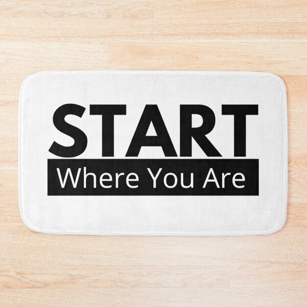 Item preview, start where you are designed and sold by kestey.