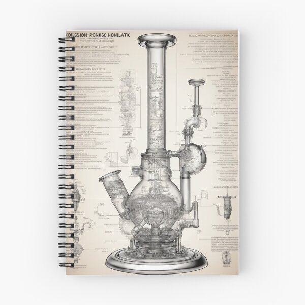 Item preview, Elaborate Bong, Glass Work, Blueprint, Robot Schematics designed and sold by Burn-Ego.