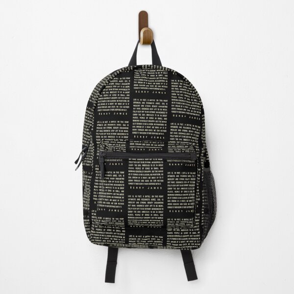 Item preview, Henry James quote: Life is, in fact, a battle. On this point optimists and pessimists agree. Evil is insolent and strong; beauty enchanting but rare; designed and sold by artbleed.