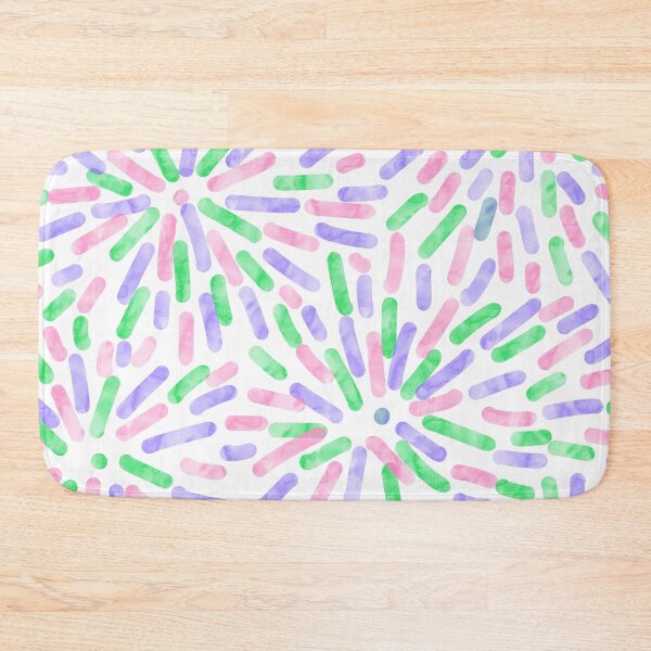 Item preview, Fireworks Abstract Trigender Pride Flag Purple Green Pink designed and sold by JoyfulJen.
