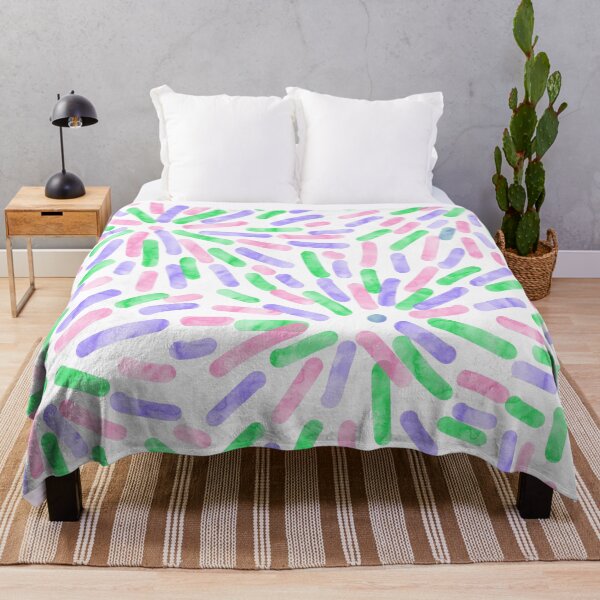 Item preview, Fireworks Abstract Trigender Pride Flag Purple Green Pink designed and sold by JoyfulJen.