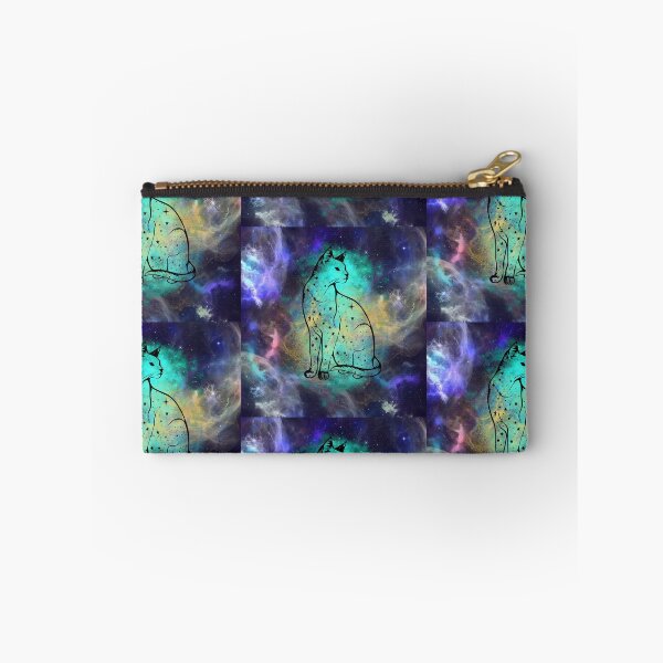 Item preview, Witchy Galactic Watercolour Style Mystical Cat Kitty designed and sold by WildWoodlandWitch.