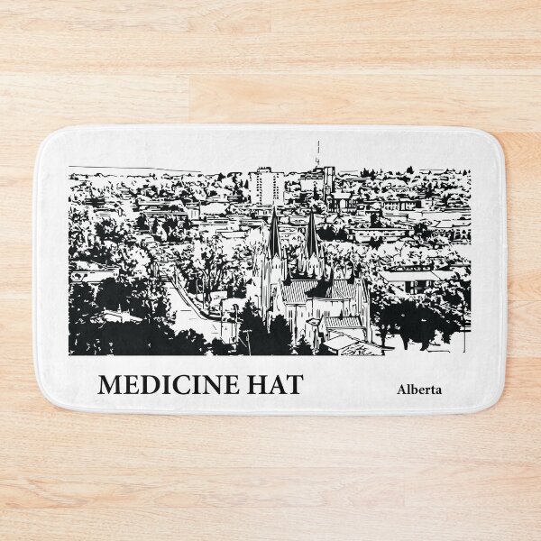 Artikelvorschau, Medicine Hat, Alberta entworfen und verkauft von Lakeric Cityscapes.