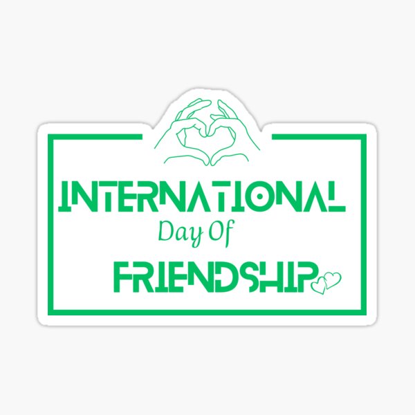 Item preview, International Day of Friendship designed and sold by UrbanVibe-Tees.