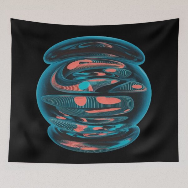 Item preview, Modern abstract bubble design designed and sold by Midnight Veil Designs.