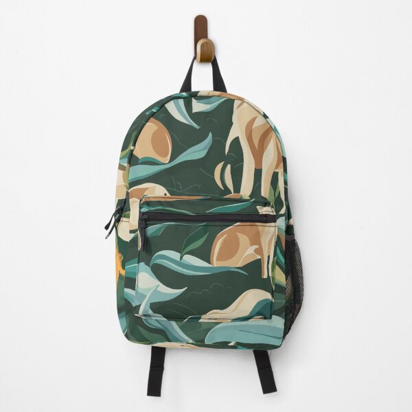 Item preview, Abstract wolves green pattern designed and sold by MaateoDesign.