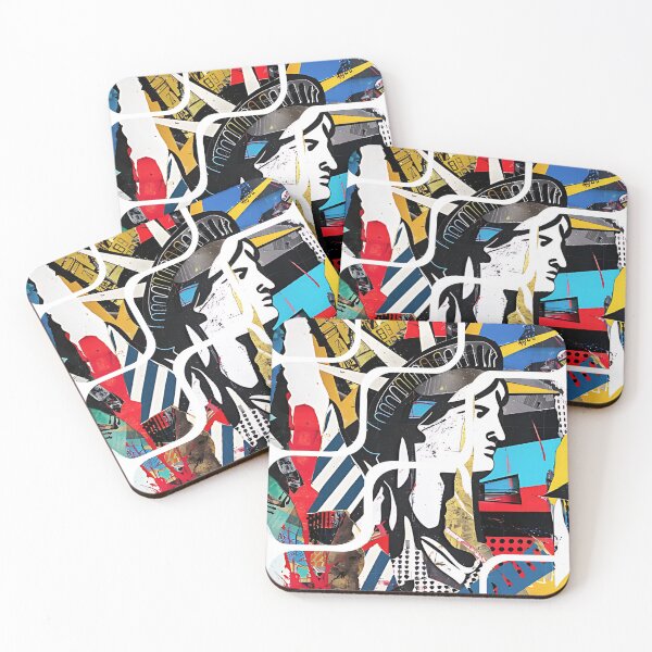 Item preview, Vibrant Pop Art Collage Statue of Liberty designed and sold by TrendsetArt.