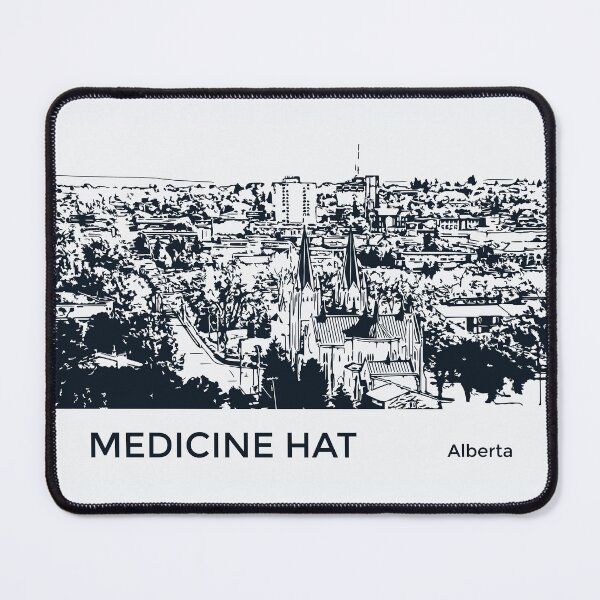 Artikelvorschau, Medicine Hat, Alberta entworfen und verkauft von Lakeric Cityscapes.