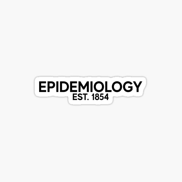 Epidemiology Public Health Art Medicine Medical Doctor Sticker