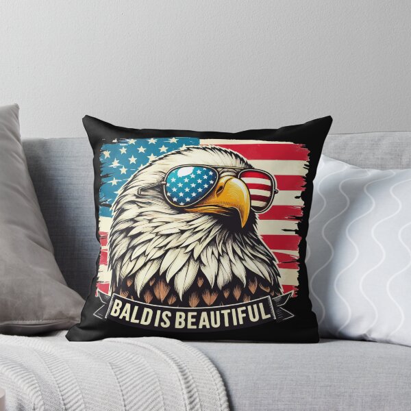 Item preview, Bald Is Beautiful 4th Of July Bald Eagle designed and sold by TomFrontierArt.