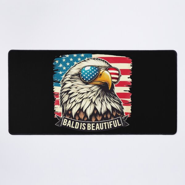 Item preview, Bald Is Beautiful 4th Of July Bald Eagle designed and sold by TomFrontierArt.