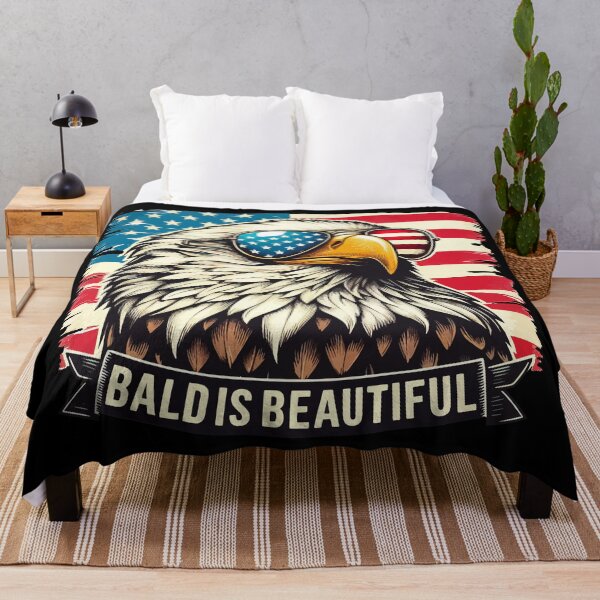 Item preview, Bald Is Beautiful 4th Of July Bald Eagle designed and sold by TomFrontierArt.