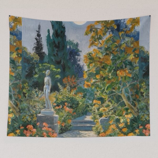 Item preview, Enchanting Moonlit French Gardens designed and sold by CARRAANN.