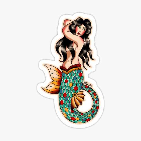 Item preview, Rainbow Fish Mermaid designed and sold by marenara.