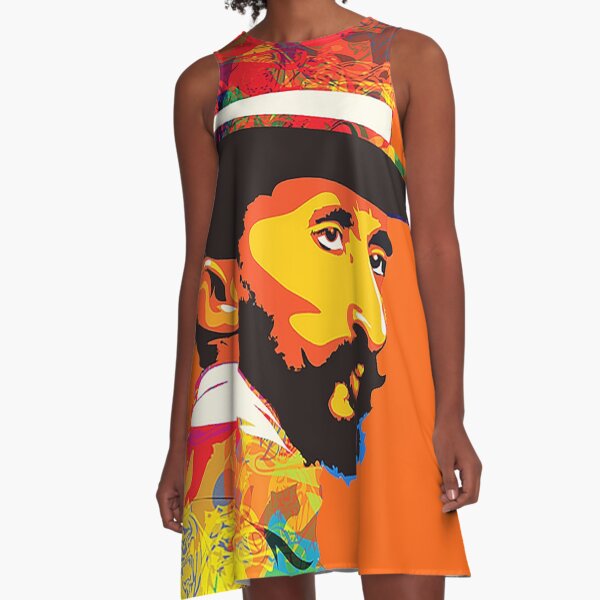 Vista previa del artículo con la obra «El emperador Haile Selassie», diseñado y vendido por evebooth.