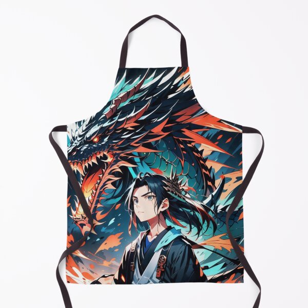 Item preview, Male Dragon Samari Manga Style designed and sold by AnimeRay.