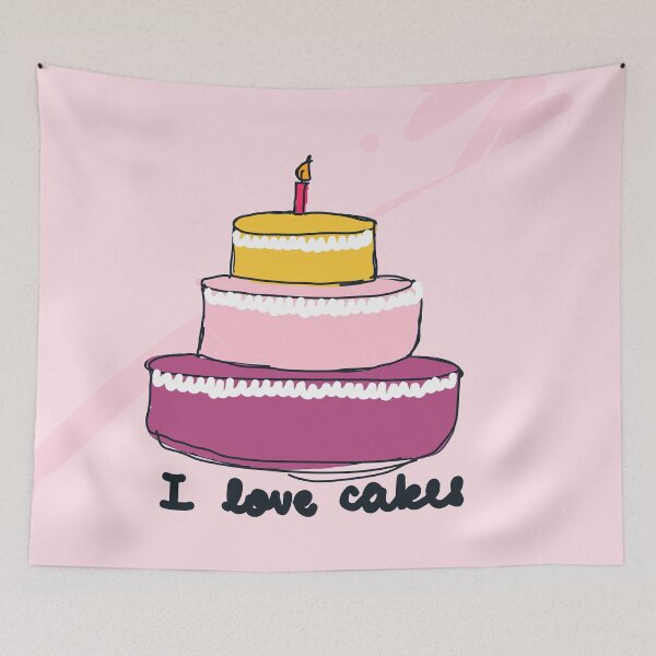 Item preview, I Love Cakes: Three-Tier Delight designed and sold by princessadalin.