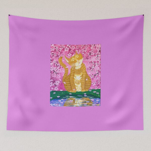 Item preview, Nala in Cherry Blossoms designed and sold by Marcene Ogawa.