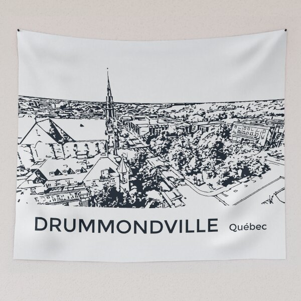 Item preview, Drummondville Québec designed and sold by Lakeric Cityscapes.