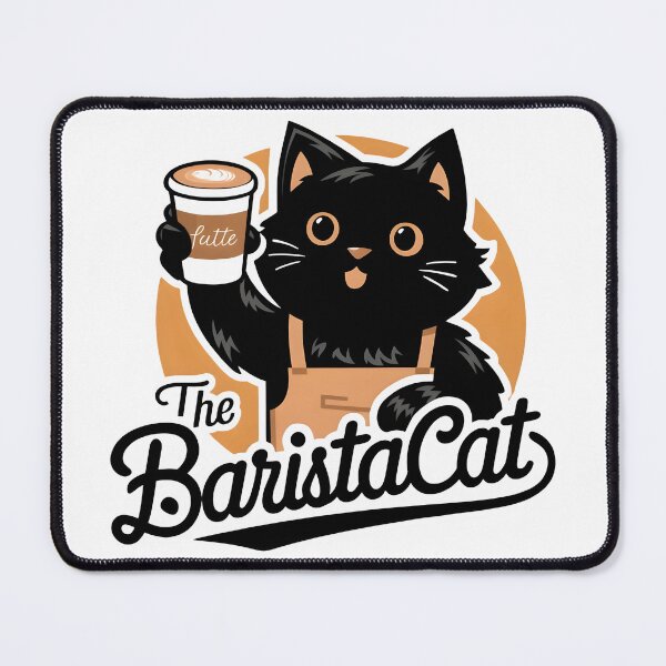 Item preview, The Barista Cat designed and sold by Snifferius.