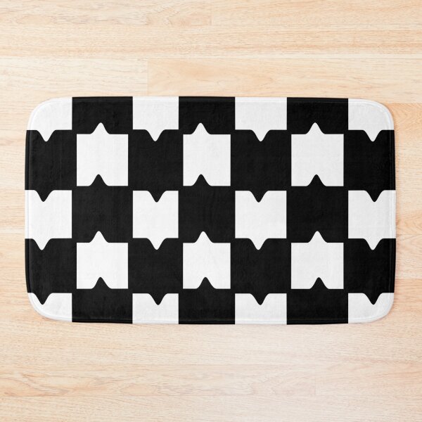Item preview, Black Checkered V-Boxes Pattern designed and sold by sydhanke42.