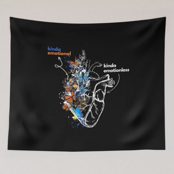 Item preview, Kinda Emotional Kinda Emotionless  designed and sold by TREEVIBES.