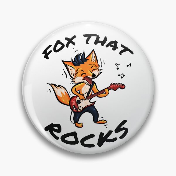 Artikelvorschau, Fox That Rocks, lustiger Fuchs mit Gitarre entworfen und verkauft von impressionofmel.