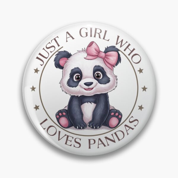 Item preview, JUST A GIRL WHO LOVES PANDAS designed and sold by jkrphoto.