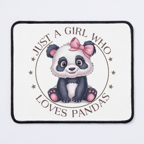 Item preview, JUST A GIRL WHO LOVES PANDAS designed and sold by jkrphoto.