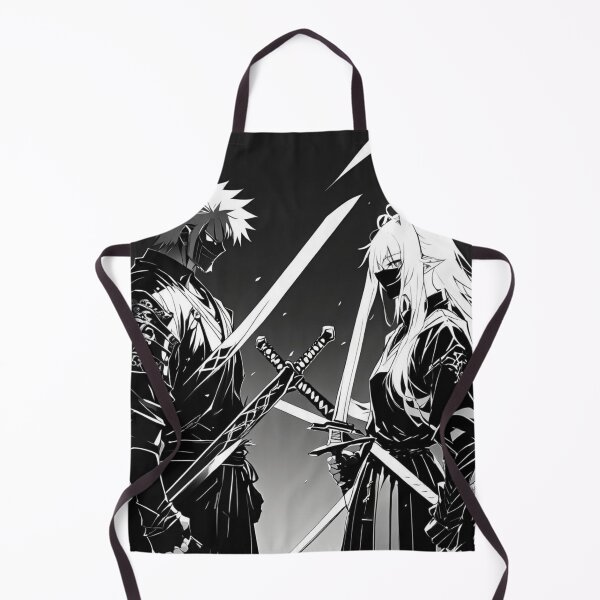 Item preview, Manga Samari Couple Black And White designed and sold by AnimeRay.
