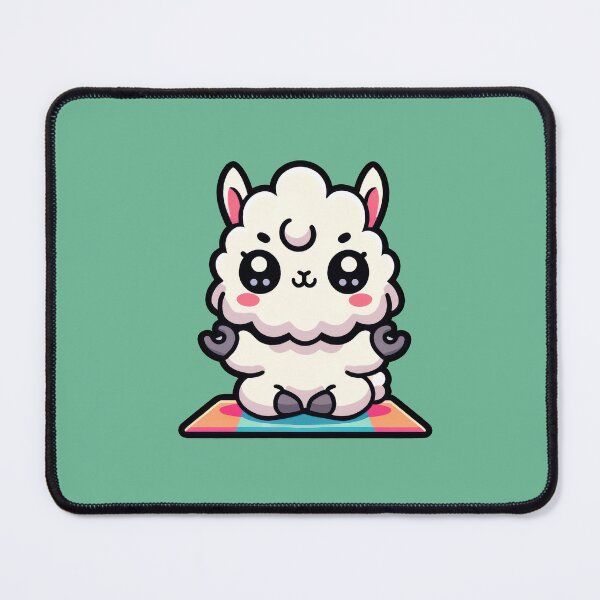 Item preview, Cute Alpaca Doing Yoga, Gift for Yoga Lover designed and sold by MoniushkoArt.