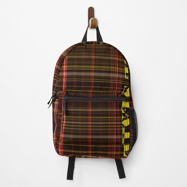 Item preview, Red Yellow Plaid Empire State Text Vertical designed and sold by eddiebarronshop.
