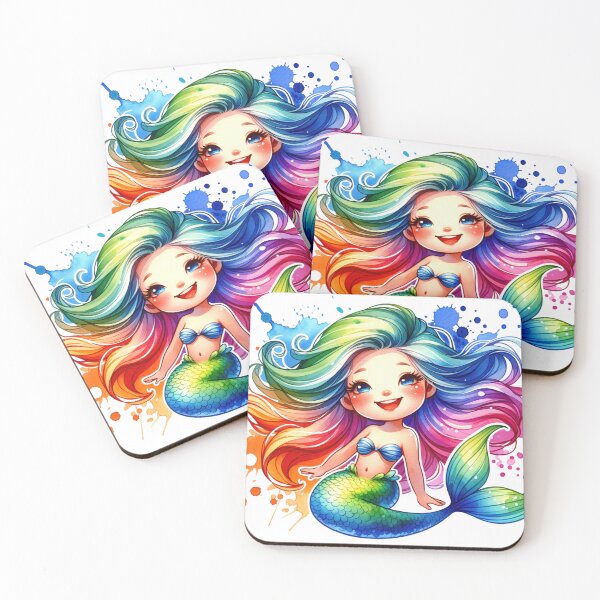 Item preview, Cheerful Mermaid designed and sold by InsanseCreation.