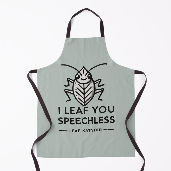 Item preview, I leaf you Speechless. - Leaf Katydid designed and sold by Blink Art Studio.