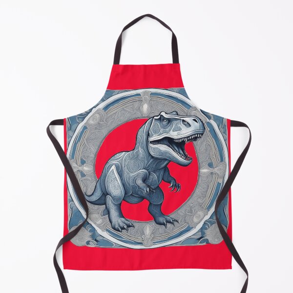 Item preview, A Mandala Pale Blue Eyed T-Rex with a MC Escher theme designed and sold by BloodSweatNTers.