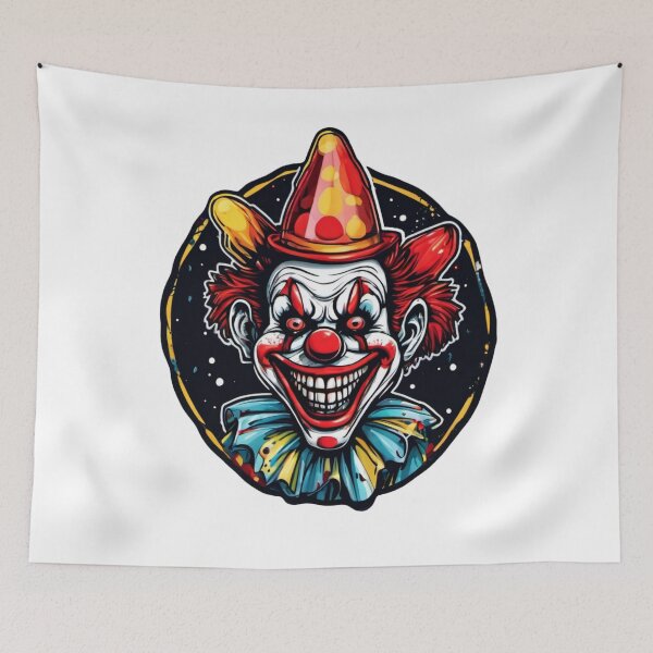 Item preview, clown horror designed and sold by MPDesign84.