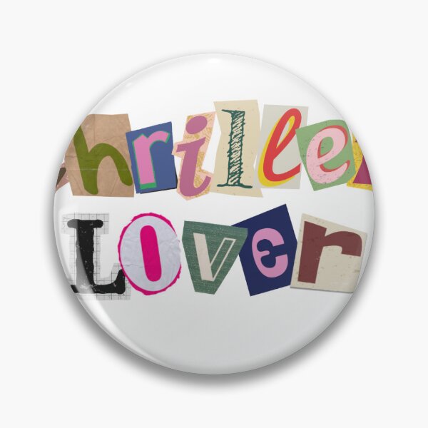 Item preview, thriller lover cut and paste ransom note designed and sold by aolsen11.