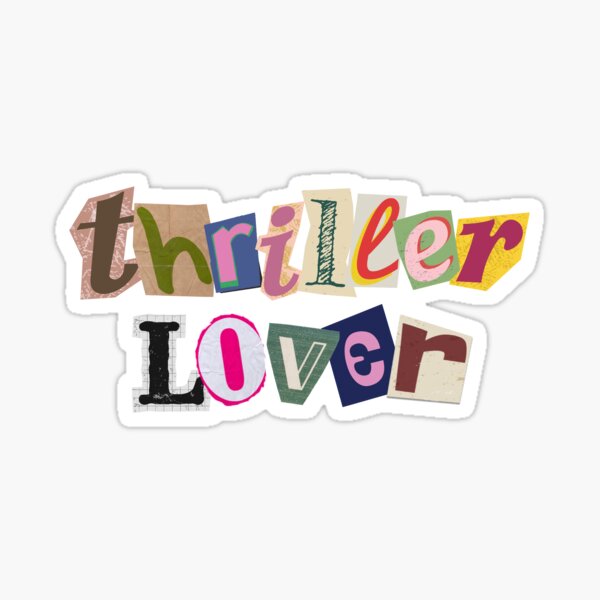 Item preview, thriller lover cut and paste ransom note designed and sold by aolsen11.