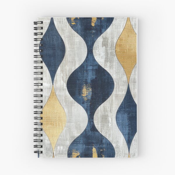 Item preview, Blue, Gold, and White Abstract Pattern designed and sold by brandway.