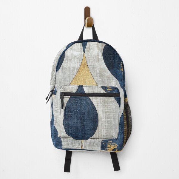 Item preview, Blue, Gold, and White Abstract Pattern designed and sold by brandway.