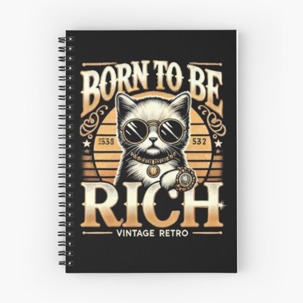 Item preview, Born To Be Rich Kitten Entrepreneur Business Cat designed and sold by JediKittenWars.