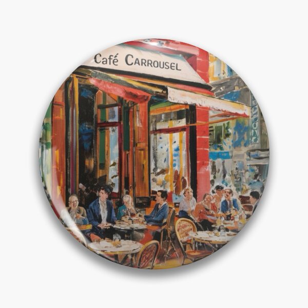 Item preview, Vibrant Paris | Café Carrousel…….Art By Carraann  designed and sold by CARRAANN.